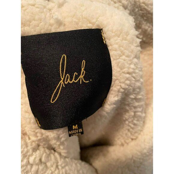 NWT Ladies Jack Faux Leather Sherpa Lined Jacket Size Medium - Picture 6 of 11